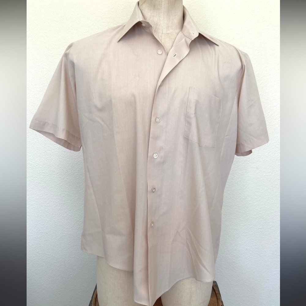 Van Heusen Polin beige collared button down‎